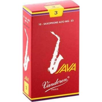 Vandoren SR263R No:3 10'lu Java Red Cut Alto Sax Kamışı