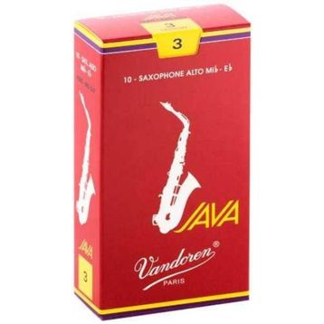 Vandoren SR263R No:3 10'lu Java Red Cut Alto Sax Kamışı