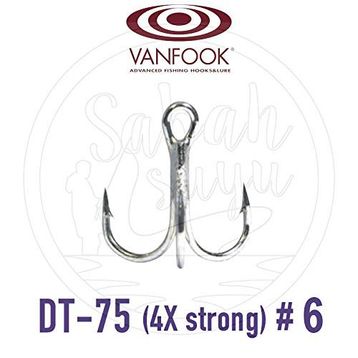 Vanfook DT-75S #6 3'lü 4X Güçlü İğne