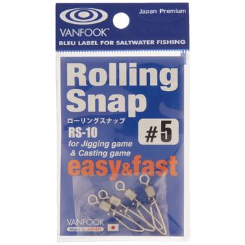 Vanfook RS-10 5 4 Adet Rolling Snap Klips