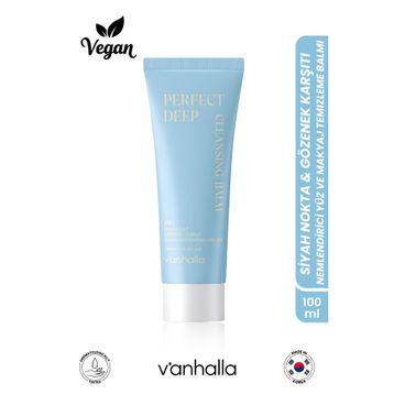 V'anhalla PHA Ceramide Siyah Nokta Karşıtı Gözenek Arındırıcı 100 ml Yüz ve Makyaj Temizleme Balmı