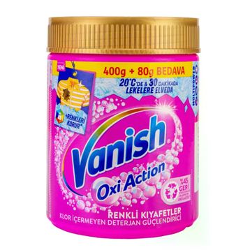 Vanish Multipower Toz Pembe 480 gr Deterjan Güçlendirici