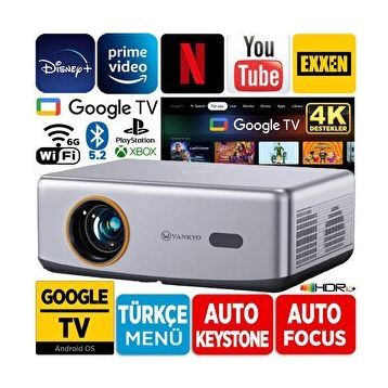 Vankyo Performance V700G 400 Lümen Full HD Android Projeksiyon Cihazı