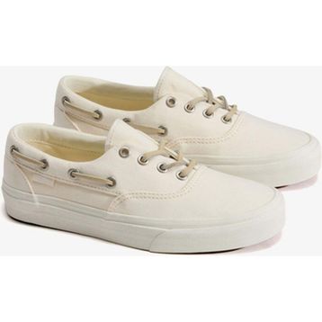 Vans Authentic Boat Shoe VN000Z6WCCZ1 Marshmallow Kırık Beyaz Kanvas Unisex Tekne Ayakkabısı