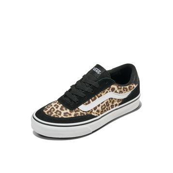Vans Brooklyn Ls VN000EBSBM81 Siyah Leopar Kadın Spor Ayakkabı
