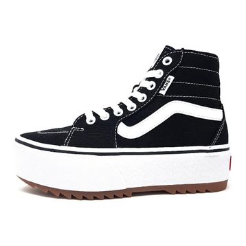 Vans Filmore Hi Tapered Platform ST Siyah Kadın Günlük Spor Ayakkabı