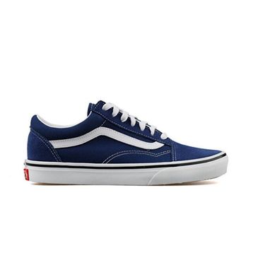 Vans Old Skool VN000D7ZFOB1 Indigo Unisex Spor Ayakkabı