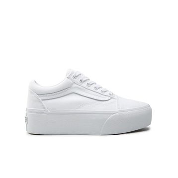 Vans VN0A7Q5MW001-001 Beyaz UA Old Skool Stackform Kadın Sneaker