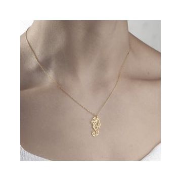Vaoov 925 Ayar Denizatı Gümüş Kolye