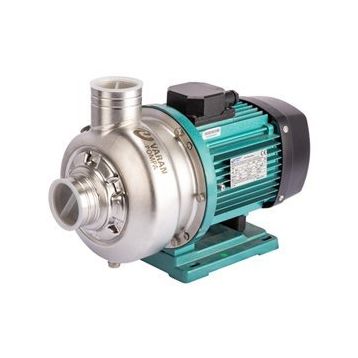 Varan DWK100T Açık Çarklı Komple Paslanmaz 316 1 Hp 9 mss 12 m3/H Santrifüj Pompa Trifaze