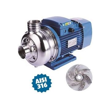 Varan DWK200T Açık Çarklı Komple Paslanmaz 316 2 Hp 14 mss 35 m3/H Santrifüj Pompa Trifaze