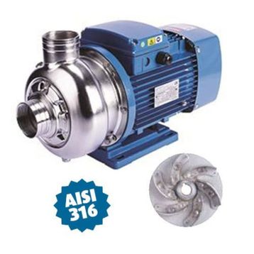Varan DWK200T Açık Çarklı Komple Paslanmaz 316 2 Hp 14 mss 35 m3/H Santrifüj Pompa Trifaze