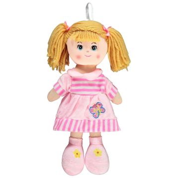 Vardem 30 cm Pembe Bez Bebek