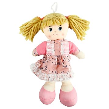 Vardem 30 cm Pembe Bez Bebek