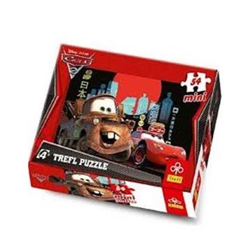 Vardem 54097 Cars 2 54 Parça Mini Puzzle