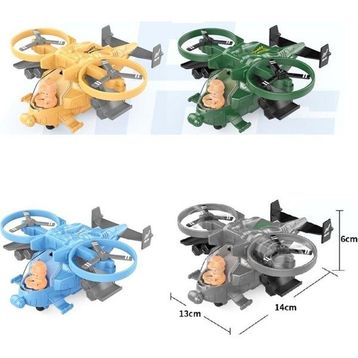 Vardem Oyuncak MXT-3616 Sürtmeli Askeri Oyuncak Helikopter