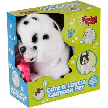 Vardem Oyuncak PR66022-25 Yürüyen Tasmalı Peluş Köpek