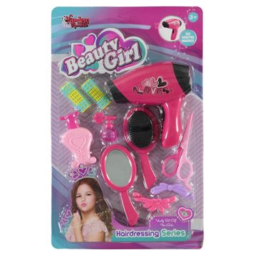 Vardem Oyuncak YD-3615-3 Kartela Saç Kurutmalı Güzellik Seti