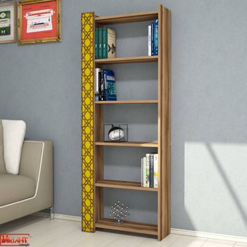 Variant City Ceviz-Sarı Kitaplık