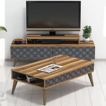 Variant Concept City Ceviz Kalsedon Orta Sehpa