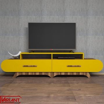 Variant Flora Ceviz-İnci Tv Sehpası
