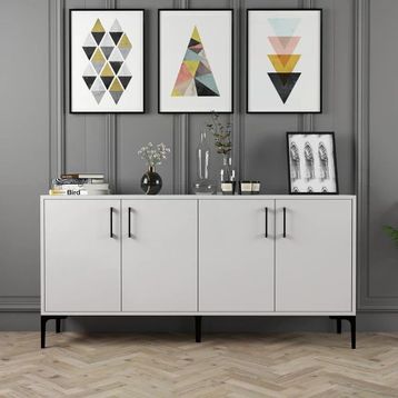 Variant Kiev 160 cm Beyaz-Beyaz Konsol