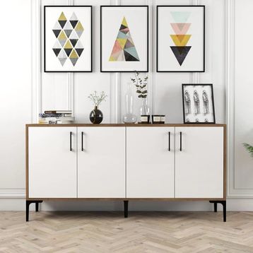 Variant Kiev 160 cm Ceviz Beyaz Konsol