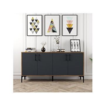 Variant Kiev Ceviz Antrasit 160 cm Konsol