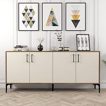 Variant Mobilya Kiev Ceviz Krem Konsol