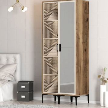 Variant Mobilya Kumsal 2 Kapılı PR Krem Gardrop