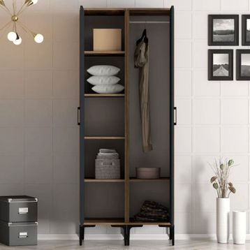 Variant Mobilya Kumsal 2 Kapılı RS Antrasit Gardrop
