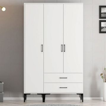 Variant Mobilya Kumsal 3 Kapılı ST Beyaz Gardrop