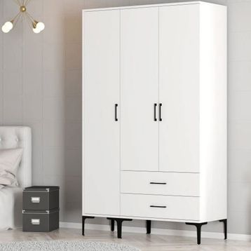 Variant Mobilya Kumsal 3 Kapılı ST Beyaz Gardrop