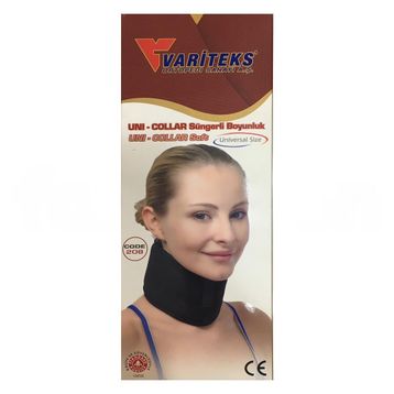 Variteks Uni Collar Siyah Süngerli Boyunluk