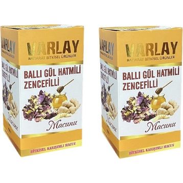 Varlay 450 gr Ballı Gül Hatmili Zencefilli Macun (2 adet)