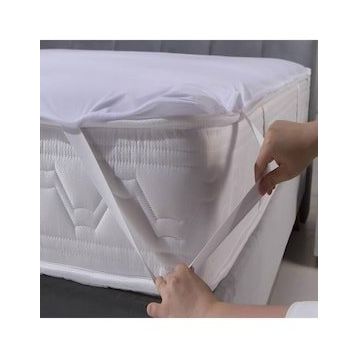 Varol Sıvı Geçirmez Alez Tek Kişilik 100x200 Beyaz Yatak Koruyucu