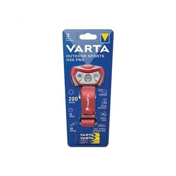Varta 17650101421 Outdor Sports H20 Pro Pilli Led Kafa Lambası