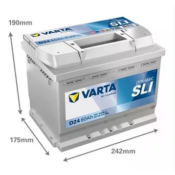 Varta Blue Dynamic D24 12 V 60 Ah 540 Akü