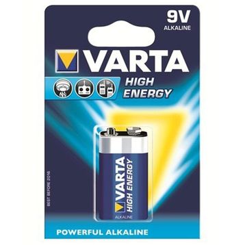 Varta High Energy Alkalin 9V E Pil