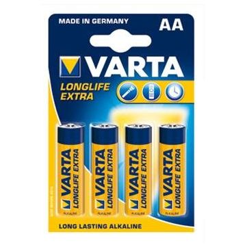 Varta Longlife Extra Alkalin AA Pil