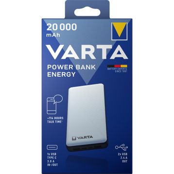 Varta PowerBank Energy 20.000 mAh Taşınabilir Şarj Cihazı