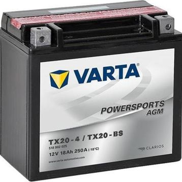 Varta TX20-4 TX20-BS AGM 18 Ah Motosiklet Aküsü