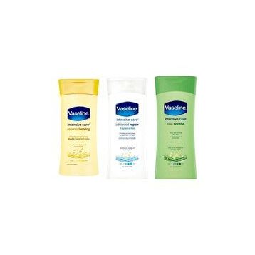 Vaseline Aloe Vera 200 ml Vücut Losyonu + Temel Onarım 200 ml Vücut Losyonu + Gelişmiş Onarım 200 ml Vücut Losyonu