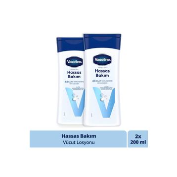 Vaseline Çok Kuru ve Hassas Ciltler İçin 2x200 ml Vücut Losyonu