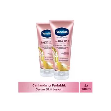 Vaseline Gluta HYA Serum Etkili Canlandırıcı 2x200 ml Losyon