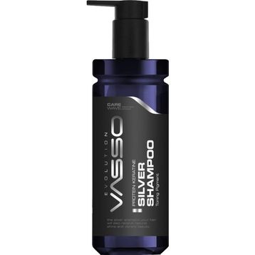Vasso Turunculaşma Karşıtı Tonu Dengeleyen Keratinli Silver 370 ml Mor Şampuan