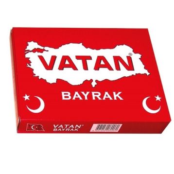 Vatan 30x45 Sopalı Bez Bayrak