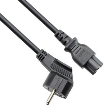 Vcom CE022-5.0 0.50MM2 Notebook 5.0 m Power Elektrik Kablosu