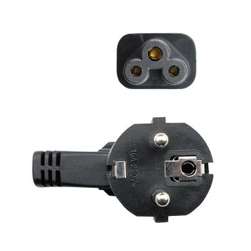Vcom CE022-5.0 0.50MM2 Notebook 5.0 m Power Elektrik Kablosu
