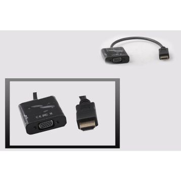 Vcom CG591-B-0.15 Siyah Hdmi Erkek To Vga Dişi Dönüştürücü